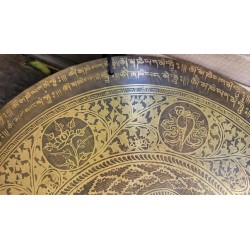 Gong Tibétain 7 métaux 3320grs 51cm