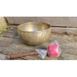 Bol chantant Tibétain 7 métaux 740grs