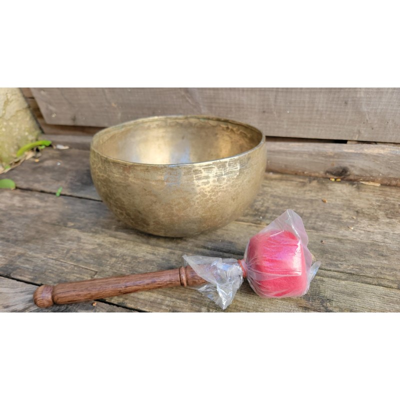 Bol chantant Tibétain 7 métaux 740grs