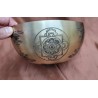 Bol chantant Tibétain 7 métaux 1160grs Lingam gravé
