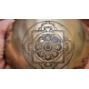 Bol chantant Tibétain 7 métaux 1160grs Lingam gravé