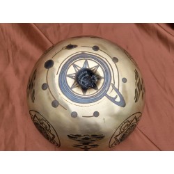 Bol chantant Tibétain 7 métaux 1160grs Lingam gravé
