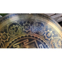 Gong Tibétain 7 métaux 2660grs 48.8cm