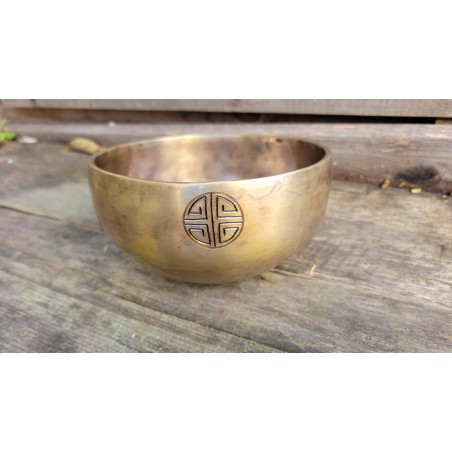 Bol Tibétain 7 métaux 600grs Blue Full Moon