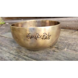 Bol Tibétain 7 métaux 600grs Blue Full Moon