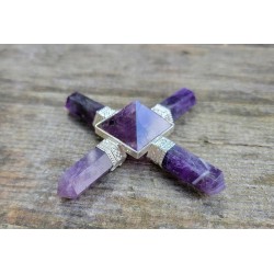 Générateur d'énergie Pyramide en Améthyste