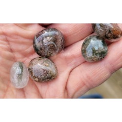 25grs de Galets en Quartz Chamane Lodolite