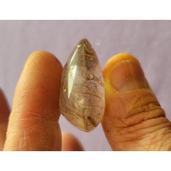 Galet Quartz rutile doré 16grs
