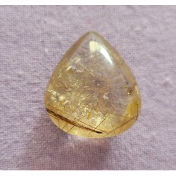 Galet Quartz rutile doré 16grs