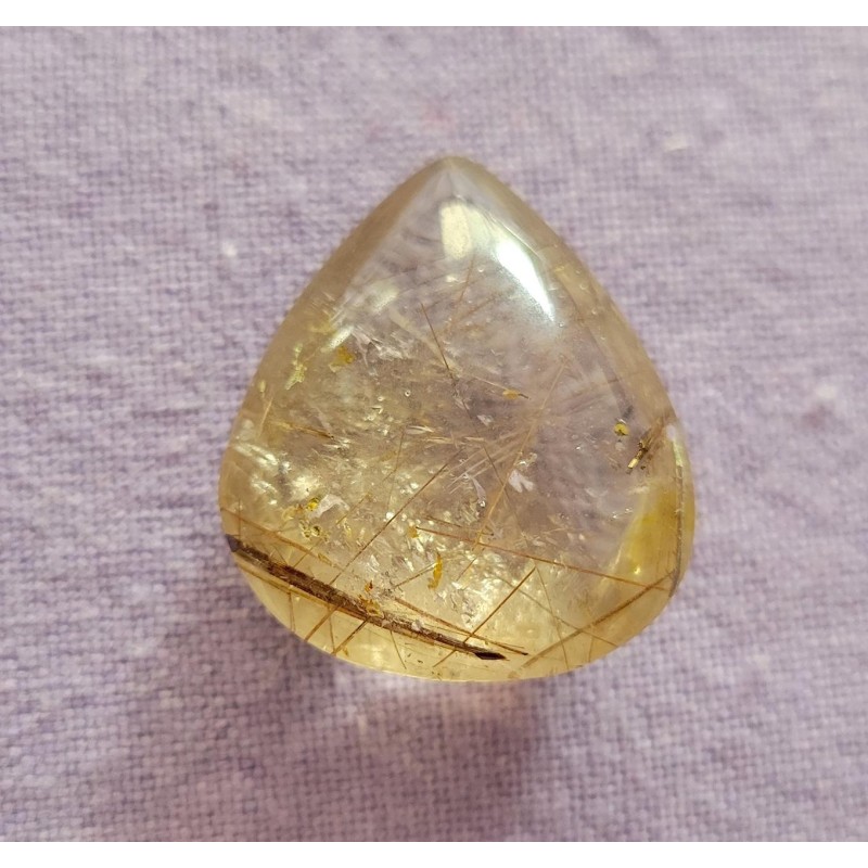 Galet Quartz rutile doré 16grs