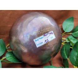 Pack Bol Tibétain 7 métaux 415grs Blue Full Moon + pierre chamane