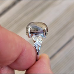 Bague en Lodolite - Quartz jardin