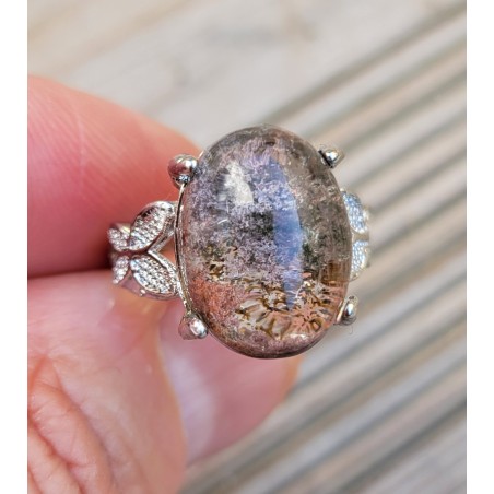 Bague en Lodolite - Quartz jardin