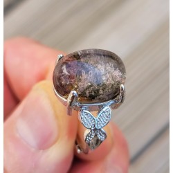 Bague en Lodolite - Quartz jardin