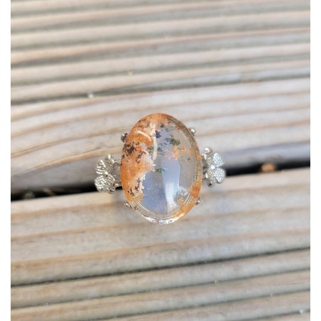 Bague en Lodolite - Quartz jardin