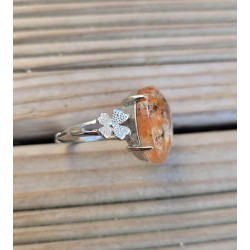 Bague en Lodolite - Quartz jardin