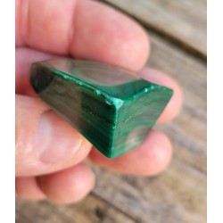Malachite pure brute polie 37grs