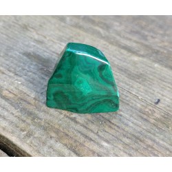 Malachite pure brute polie 37grs