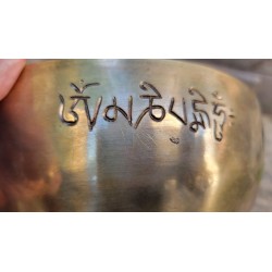 Bol Tibétain 7 métaux 975grs Full moon Rose 2023