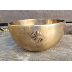 Bol Tibétain 7 métaux 975grs Full moon Rose 2023