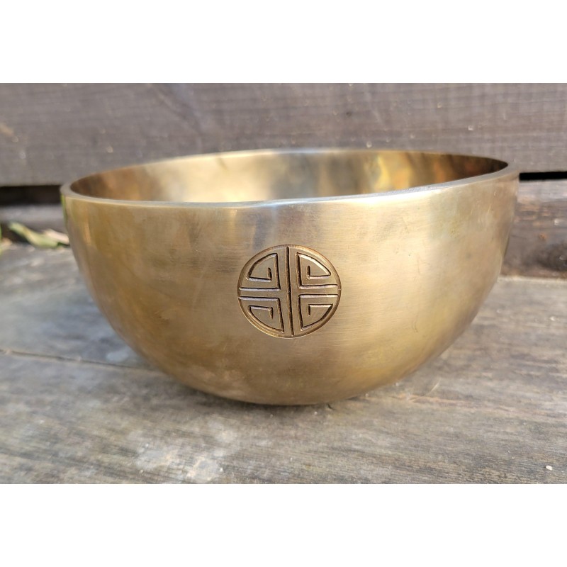 Bol Tibétain 7 métaux 975grs Full moon Rose 2023