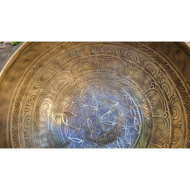 Bol chantant Tibétain 7 métaux 1575grs