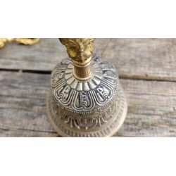 Cloche Tibétaine bronze avec dorje