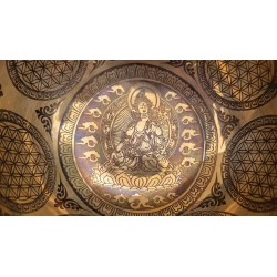 Bol chantant 7 métaux 446grs Tara Blanche