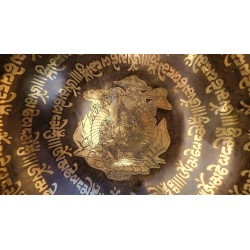 Bol chantant Tibétain 7 métaux 835grs Tara Verte
