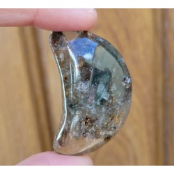 Bol Tibétain chantant 7 métaux 330grs Full Moon + Pierre chamane