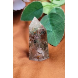 Pointe en Lodolite ou Quartz Jardin (Garden)
