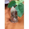 Pointe en Lodolite ou Quartz Jardin (Garden)