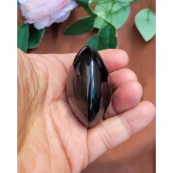 Galet d'Obsidienne 92grs 57mm