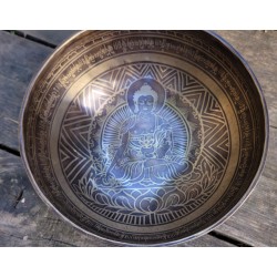 Bol chantant Tibétain 7 métaux 1755grs
