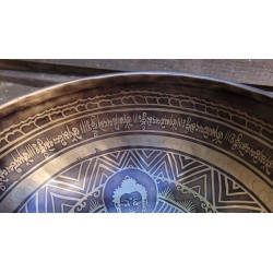 Bol chantant Tibétain 7 métaux 1755grs