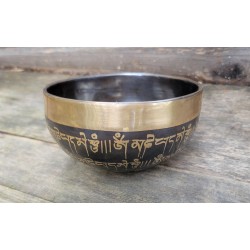 Bol chantant Tibétain 7 métaux 304grs