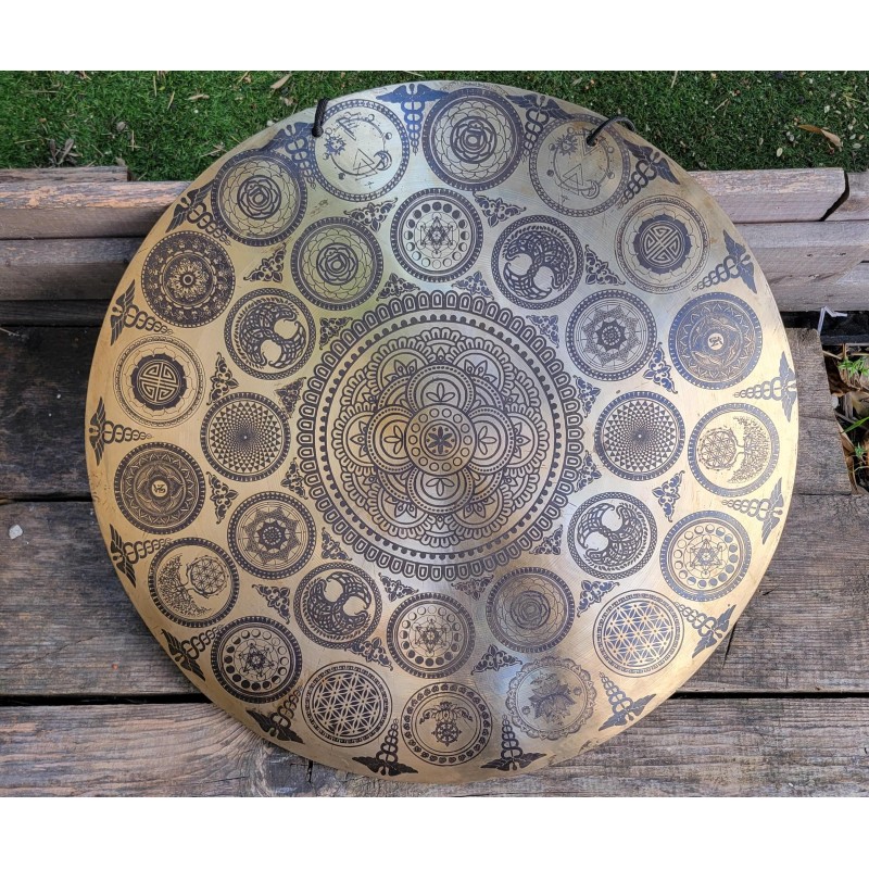 Gong Tibétain 7 métaux 2425grs 46.4cm