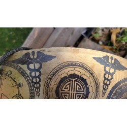 Gong Tibétain 7 métaux 2425grs 46.4cm
