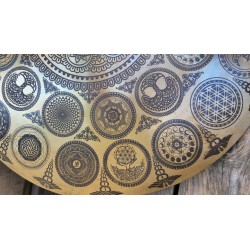 Gong Tibétain 7 métaux 2425grs 46.4cm