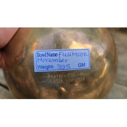 Bol Tibétain 7 métaux 395grs Full Moon du Castor