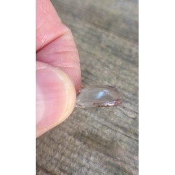 Pendentif goutte en Lodolite ou Quartz jardin