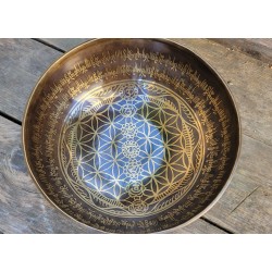 Bol chantant Tibétain 7 métaux 2090grs