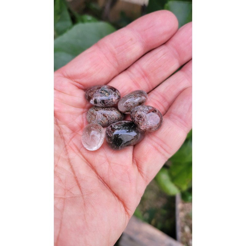 29grs de Galets en Quartz Chamane Lodolite