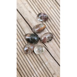 29grs de Galets en Quartz Chamane Lodolite
