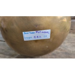 Bol Tibétain 7 métaux 660grs Full Moon