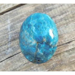 Galet en Apatite bleue 180grs 64mm