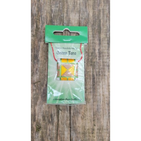 Talisman Tibétain de protection - Green Tara