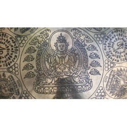 Gong Tibétain 7 métaux  2510grs 52.5cm
