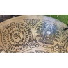 Gong Tibétain 7 métaux  2510grs 52.5cm