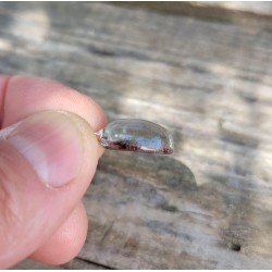 Pendentif goutte en Lodolite ou Quartz jardin